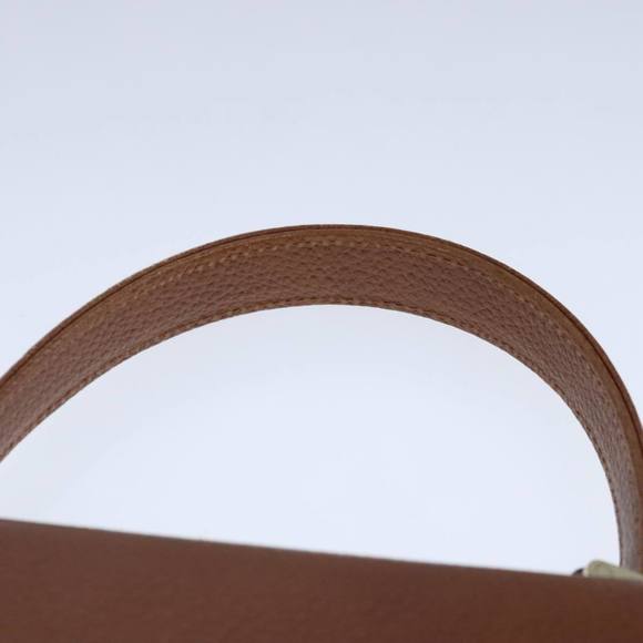 Burberrys Hand Bag Leather 2way Brown Auth ti2407 - Picture 8 of 16